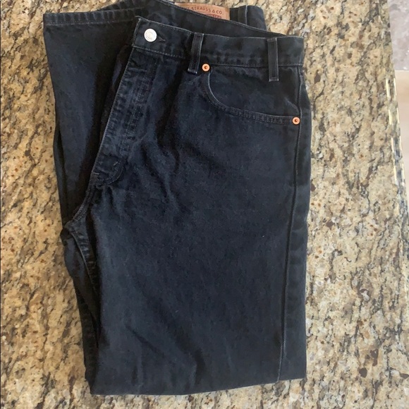 Levi’s 505 Straight Fit Men’s 36x30  Black - Picture 4 of 10